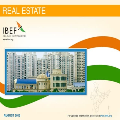 India : Real estate Sector Report_August 2013