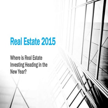 REAL ESTATE 2015