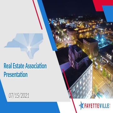 Real Estate Association Presentation Slide