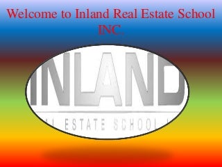 Real estate broker license, real estate pre licensing course inlandreschool.com