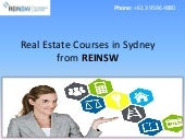 Real Estate Courses in Sydney from ...