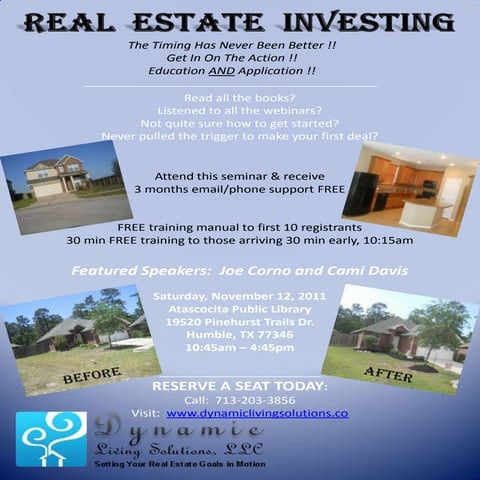 Real Estate Investing - TRAINING