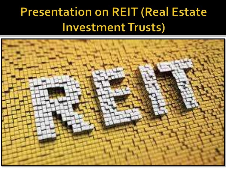 Real estate investment trusts (REITs) Overview