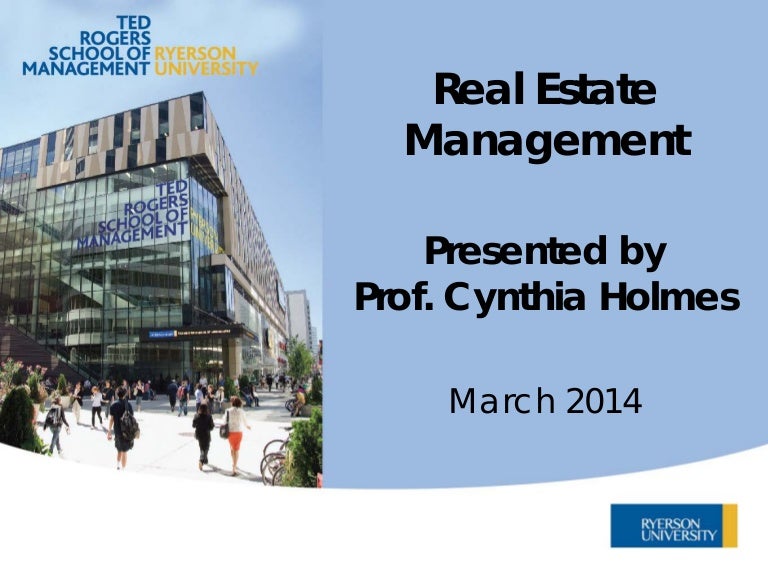 Real Estate Management Major Info Session
