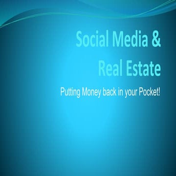 Real Estate Needs to get Social!