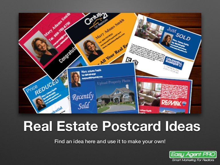 20 real estate postcard ideas