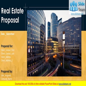 Real Estate Proposal PowerPoint Presentation Slides