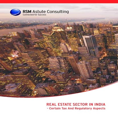 Real estate in india past 5 years | PPTX
