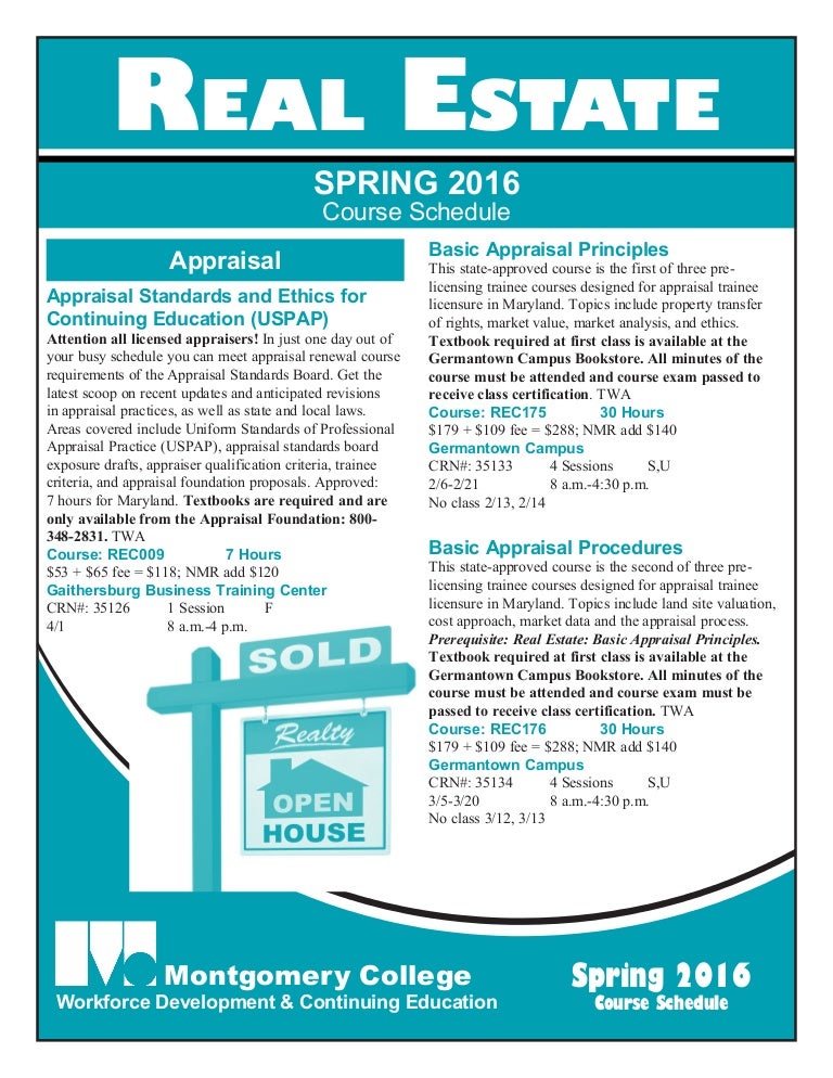 Real estate spring 2016 - Poconnor