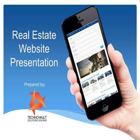 Real estate website presentation