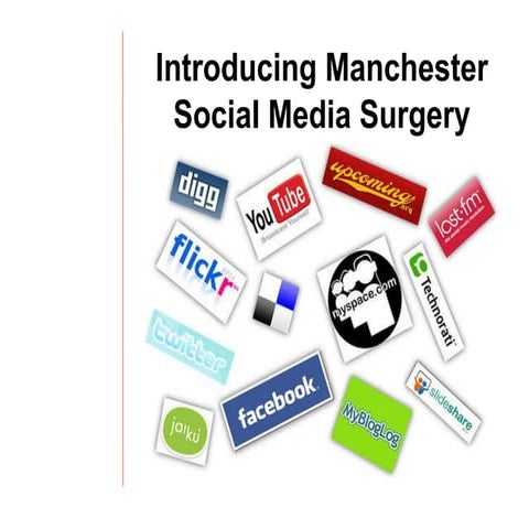 Manchester Social Media Surgery Events: an Introduction