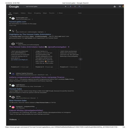 Honest Gabe Does Some More Bat Crap Crazy Stuff