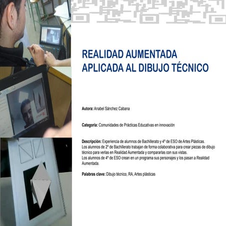 Realidad aumentada aplicada al Dibujo Técnico