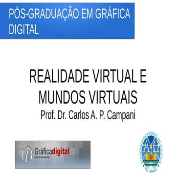 Realidade Virtual e Mundos Virtuais
