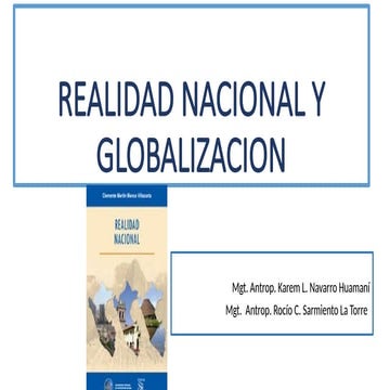 Realidad Nacional y Globalizacion diapos