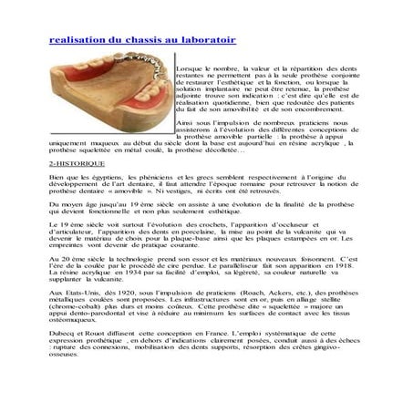 Prothese pap resine | PPT
