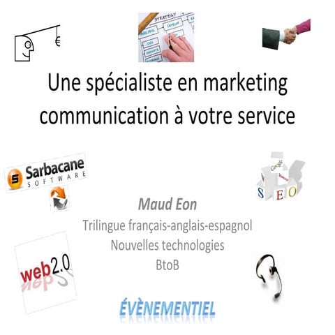 Realisations marketing de Maud Eon
