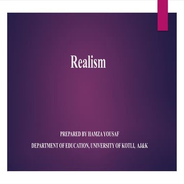 Realism Philosophy by Hamza Yousaf..pptx