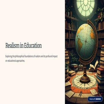 Philosophy of Education: The REALISM.pptx
