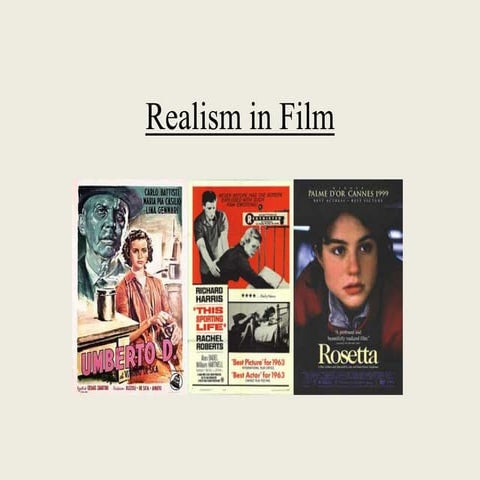 Realism in film 