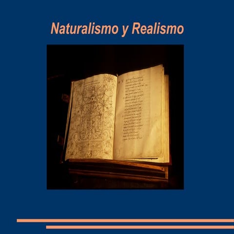 Realismo y naturalismo