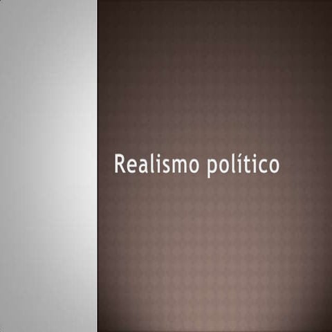 Realismo político2