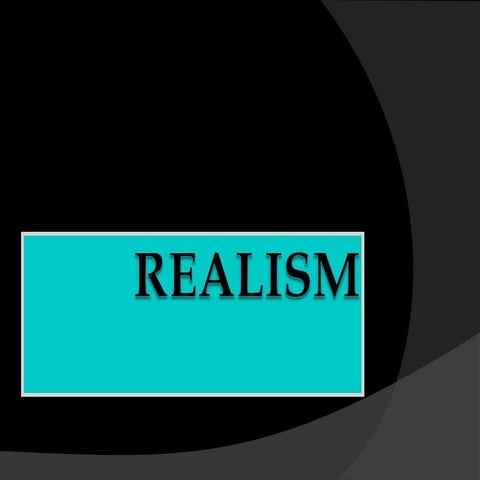 Realism Theory of IR