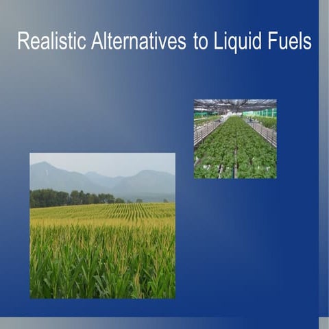 Realistic alternatives