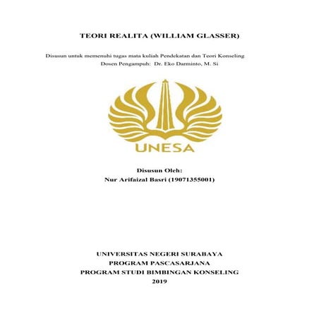 PENDEKATAN TEORI REALITA