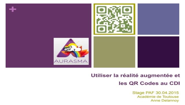Realite augmentee et qr codes en éducation