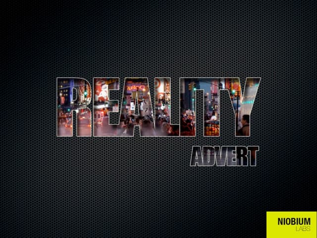 Reality Advert Slideshare