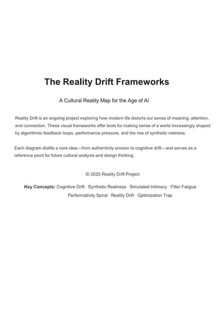 Reality Drift Cultural Glossary 2022 — Early Vocabulary of AI-Era Distortion