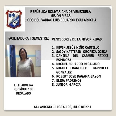 Realización de la cartelera