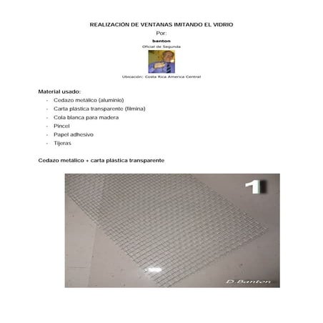 Realizacion de ventanas