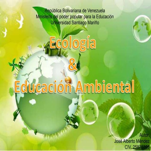 Ecología y Educación ambiental tema#2