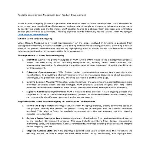 Realizing Value Stream Mapping in Lean Product Development.pdf