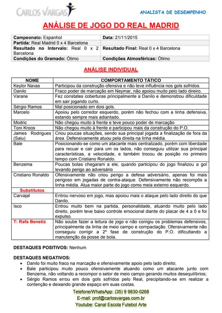 Relatório de Observação e Análise d...