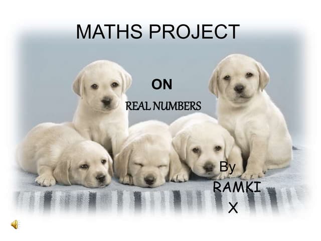 Real numbers