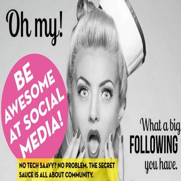 Be Awesome @ Social Media: This one goes out to my social sector peeps