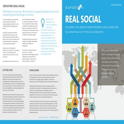 Real Social Whitepaper