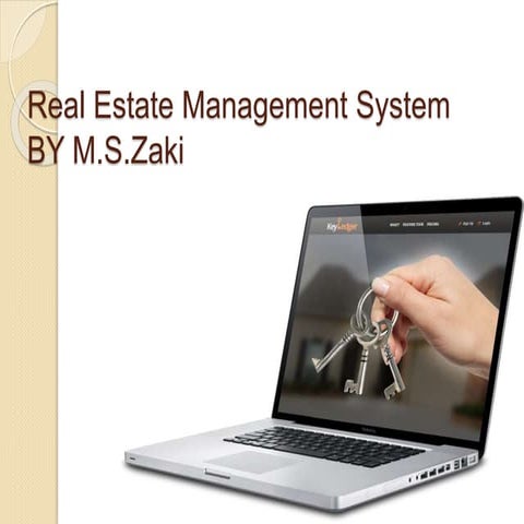 Realstate management project presentation