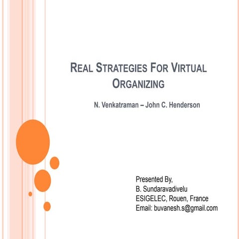 Real strategies for virtual organizing.ppt