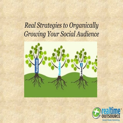 Real Strategies to Organically Growing your Social Audience 