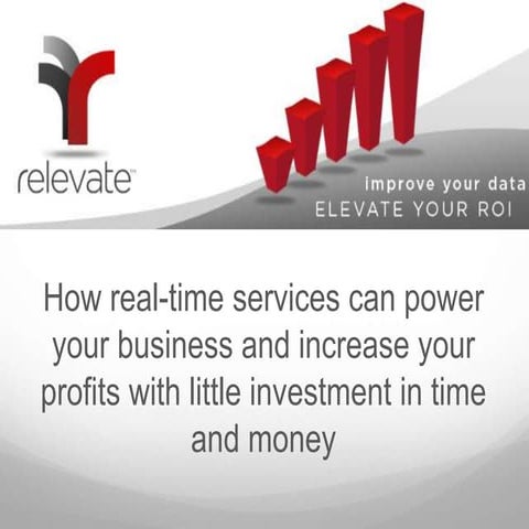 Real time data services
