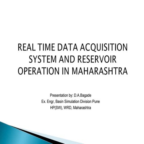Real time decision support system krishna and upper bhima river basin system in maharashtra