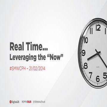 Social Media Week 2014 @DigitasLBi: Real time marketing