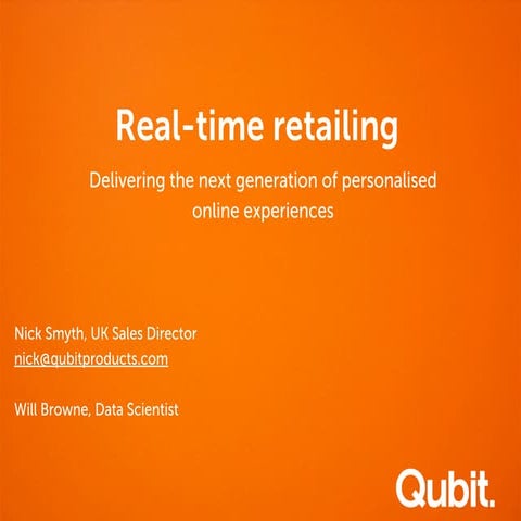 Real-time retailing webinar - 21st November