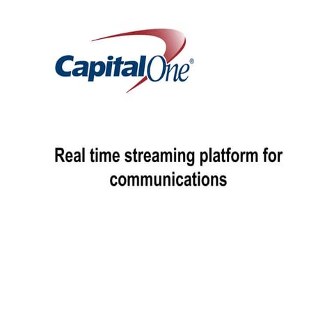 Kafka Summit SF 2017 - Real time Streaming Platform 