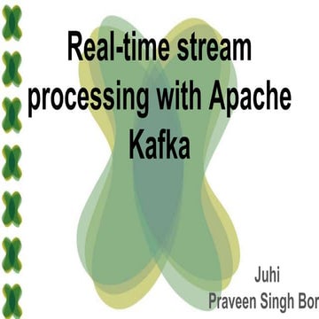 Realtime stream processing with kafka | PPT