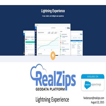 RealZips GeoData Platform for Salesforce Lightning | PPTX